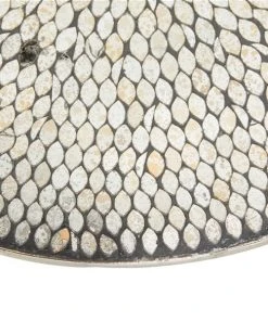 Grayson Lane Glam Silver Metal Round End Table -GRAYSON LANE shop 330857315 AlternateImage4 l