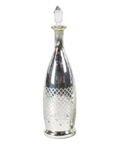 Grayson Lane Set of 2 Glam Silver Glass Decorative Jars -GRAYSON LANE shop 330857320 AlternateImage5 l