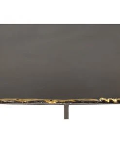 Grayson Lane Industrial Black Iron Metal Triangle End Table -GRAYSON LANE shop 330857326 AlternateImage4 l