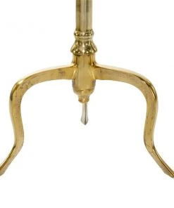 Grayson Lane White and Gold Granite/Marble Round End Table -GRAYSON LANE shop 330857329 AlternateImage4 l