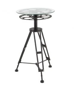 Grayson Lane Eclectic Black Metal and Glass Round End Table 9 Grayson Lane Eclectic Black Metal and Glass Round End Table -GRAYSON LANE shop 330857332 AlternateImage5 l