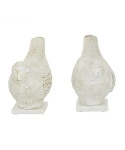 Grayson Lane Set of 2 16.75-in x 18.25-in Coastal White Ceramic Bird Sculpture -GRAYSON LANE shop 330857335 AlternateImage4 l