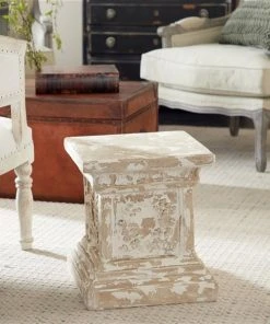 Grayson Lane Vintage Beige Resin Square End Table 7 Grayson Lane Vintage Beige Resin Square End Table -GRAYSON LANE shop 330857336 AlternateImage2 l