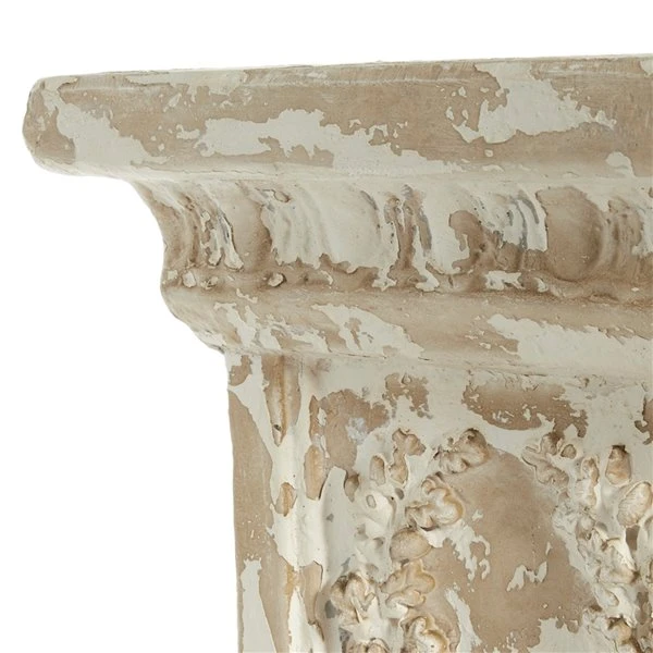 Grayson Lane Vintage Beige Resin Square End Table 4 Grayson Lane Vintage Beige Resin Square End Table - Image 4