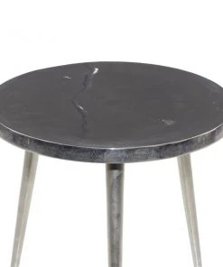 Grayson Lane Contemporary Silver Aluminum Round End Table -GRAYSON LANE shop 330857337 AlternateImage3 l