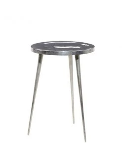 Grayson Lane Contemporary Silver Aluminum Round End Table -GRAYSON LANE shop 330857337 AlternateImage5 l