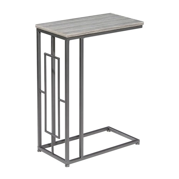 Grayson Lane Contemporary Grey Iron Rectangular End Table 1 Grayson Lane Contemporary Grey Iron Rectangular End Table