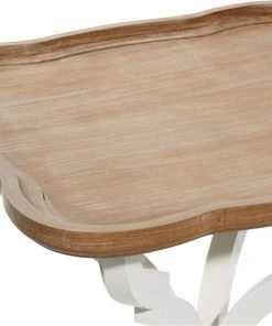 Grayson Lane Farmhouse White Wood Corner End Table -GRAYSON LANE shop 330857343 AlternateImage3 l