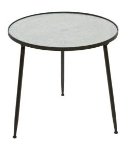 Grayson Lane Vintage Black Metal Round Accent Table -GRAYSON LANE shop 330857345 AlternateImage5 l