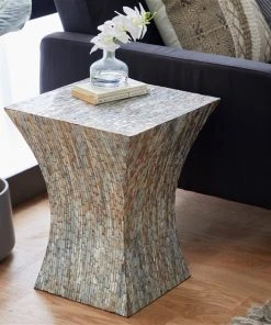Grayson Lane Dark Beige Resin Square End Table 7 Grayson Lane Dark Beige Resin Square End Table -GRAYSON LANE shop 330857346 AlternateImage2 l