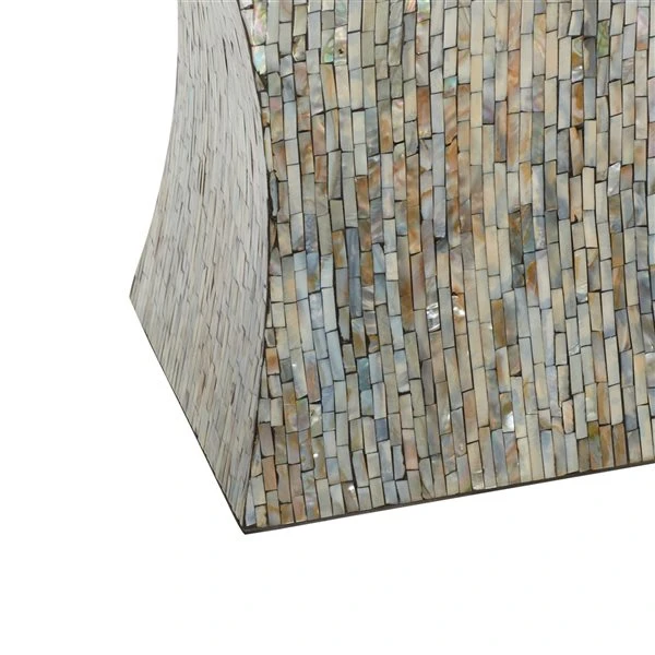 Grayson Lane Dark Beige Resin Square End Table 5 Grayson Lane Dark Beige Resin Square End Table - Image 5