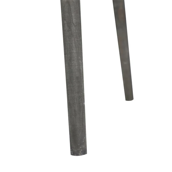 Grayson Lane Contemporary Black Wood Round End Table 4 Grayson Lane Contemporary Black Wood Round End Table - Image 4