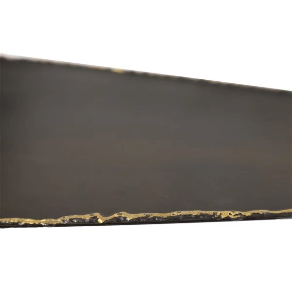 Grayson Lane Industrial Black Iron Triangle End Table 3 Grayson Lane Industrial Black Iron Triangle End Table - Image 3