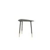 Grayson Lane Industrial Black Iron Triangle End Table