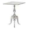 Grayson Lane Traditional Silver Metal Square End Table