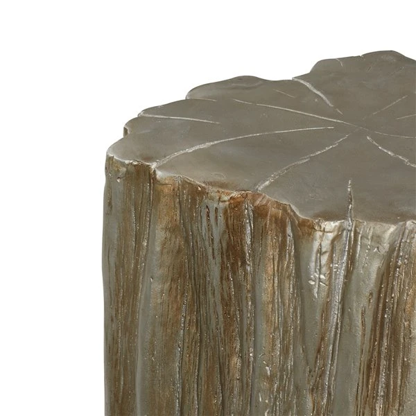 Grayson Lane Eclectic Gold Fibreglass Live Edge End Table 4 Grayson Lane Eclectic Gold Fibreglass Live Edge End Table - Image 4