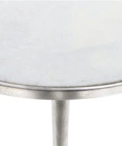 Grayson Lane Contemporary Silver Granite/Marble Round End Table 7 Grayson Lane Contemporary Silver Granite/Marble Round End Table -GRAYSON LANE shop 330857358 AlternateImage3 l
