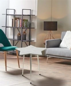 Grayson Lane Silver Metal Live Edge End Table -GRAYSON LANE shop 330857368 AlternateImage2 l