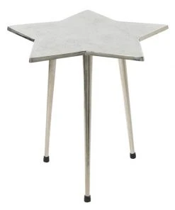 Grayson Lane Silver Metal Live Edge End Table -GRAYSON LANE shop 330857368 AlternateImage5 l