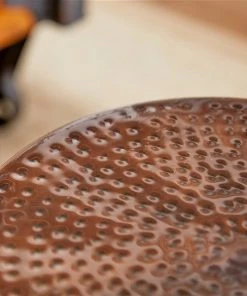 Grayson Lane Brown Metal Round End Table -GRAYSON LANE shop 330857369 AlternateImage2 l