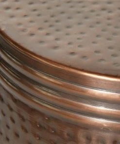 Grayson Lane Brown Metal Round End Table -GRAYSON LANE shop 330857369 AlternateImage3 l