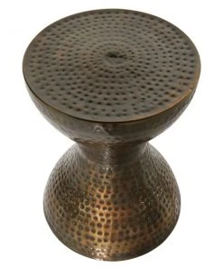 Grayson Lane Industrial Bronze Iron Round End Table -GRAYSON LANE shop 330857374 AlternateImage5 l