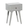 Grayson Lane Farmhouse Light Grey Mango Wood Rectangular End Table