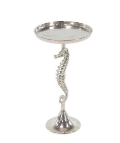 Grayson Lane Coastal Silver Metal Round End Table -GRAYSON LANE shop 330857381 AlternateImage5 l