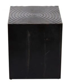 Grayson Lane Rustic Black Wood Square End Table -GRAYSON LANE shop 330857383 AlternateImage5 l