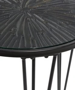 Grayson Lane Modern Black Round End Table -GRAYSON LANE shop 330857390 AlternateImage4 l