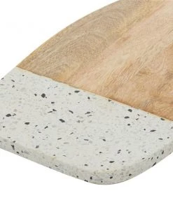 Grayson Lane 8.85-in x 15.85-in Natural Brown Wood/Terrazzo Cutting Board -GRAYSON LANE shop 330857394 AlternateImage2 l