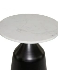 Grayson Lane Black Granite/Marble Round End Table -GRAYSON LANE shop 330857395 AlternateImage3 l