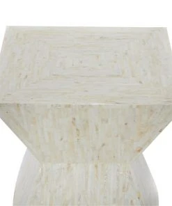 Grayson Lane Beige Resin Square End Table -GRAYSON LANE shop 330857399 AlternateImage3 l