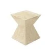 Grayson Lane Beige Resin Square End Table