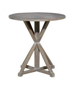 Grayson Lane Farmhouse Brown/Grey Wood Round End Table -GRAYSON LANE shop 330857409 AlternateImage5 l