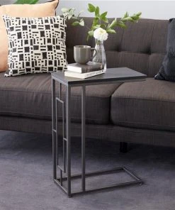 Grayson Lane Grey Iron with Wood Rectangular End Table -GRAYSON LANE shop 330857418 AlternateImage2 l