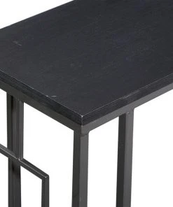 Grayson Lane Grey Iron with Wood Rectangular End Table -GRAYSON LANE shop 330857418 AlternateImage3 l