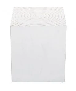 Grayson Lane Rustic White Wood Square End Table -GRAYSON LANE shop 330857422 AlternateImage5 l