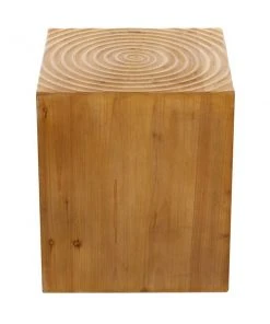 Grayson Lane Rustic Brown Wood Square End Table -GRAYSON LANE shop 330857426 AlternateImage5 l