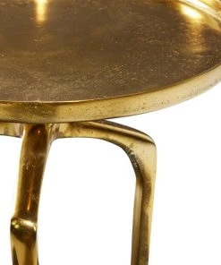 Grayson Lane Gold Metal Round End Table -GRAYSON LANE shop 330857438 AlternateImage3 l