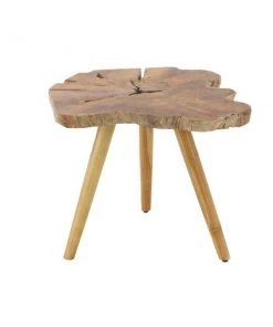 Grayson Lane Rustic Brown Teak Wood Live Edge End Table -GRAYSON LANE shop 330857439 AlternateImage5 l