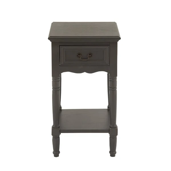 Grayson Lane Traditional Grey Wood Rectangular End Table 4 Grayson Lane Traditional Grey Wood Rectangular End Table - Image 4