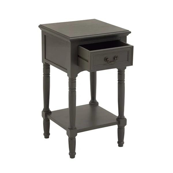 Grayson Lane Traditional Grey Wood Rectangular End Table 5 Grayson Lane Traditional Grey Wood Rectangular End Table - Image 5
