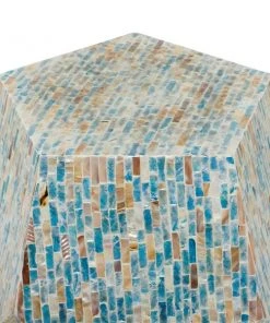 Grayson Lane Blue And Beige Resin Live Edge End Table -GRAYSON LANE shop 330857448 AlternateImage3 l