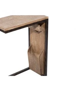 Grayson Lane Industrial Brown Wood Rectangular End Table -GRAYSON LANE shop 330857453 AlternateImage3 l