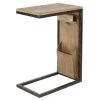 Grayson Lane Industrial Brown Wood Rectangular End Table