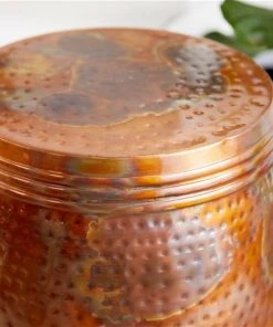 Grayson Lane Vintage Copper Metal Round End Table -GRAYSON LANE shop 330857454 AlternateImage2 l