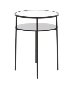 Grayson Lane Modern Black Glass Round End Table -GRAYSON LANE shop 330857456 AlternateImage7 l