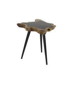 Grayson Lane Brown Rosewood and Metal Live Edge End Table 9 Grayson Lane Brown Rosewood and Metal Live Edge End Table -GRAYSON LANE shop 330857457 AlternateImage5 l