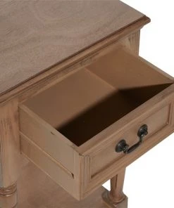 Grayson Lane Traditional Brown Wood Square End Table -GRAYSON LANE shop 330857458 AlternateImage3 l